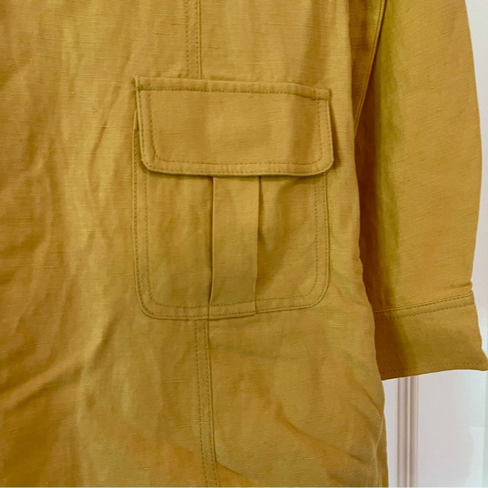 Devine Heritage. Lace Up Mini Safari Dress in Driftwood - Picture 4 of 9